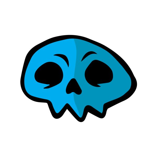 Elements Skull logo template 02 Miniaturansicht