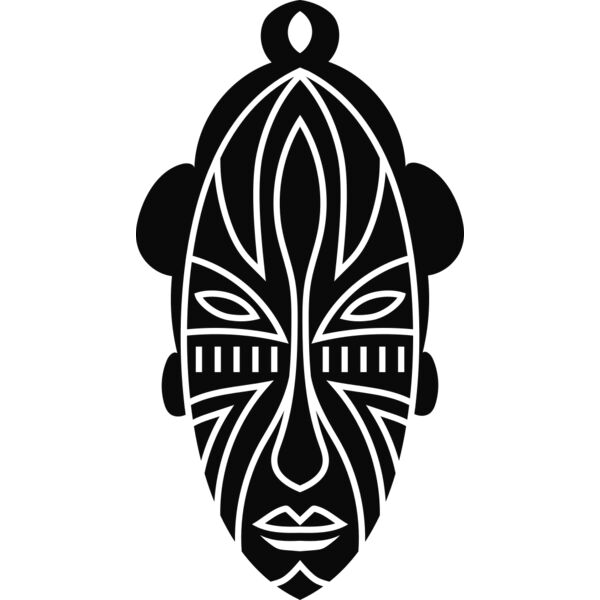 African Tribal Mask Miniaturansicht