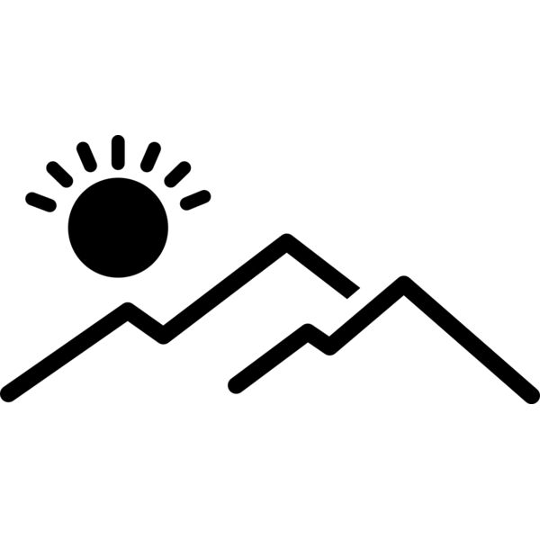 53 Sun and mountain Miniaturansicht