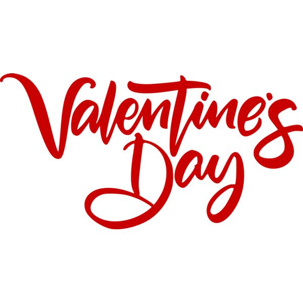 Red Valentines Day Text Miniaturansicht