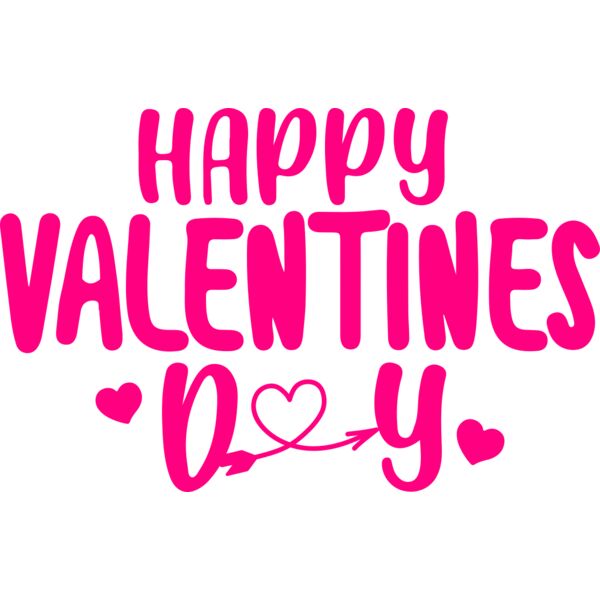 Pink Valentines Day Text Miniaturansicht