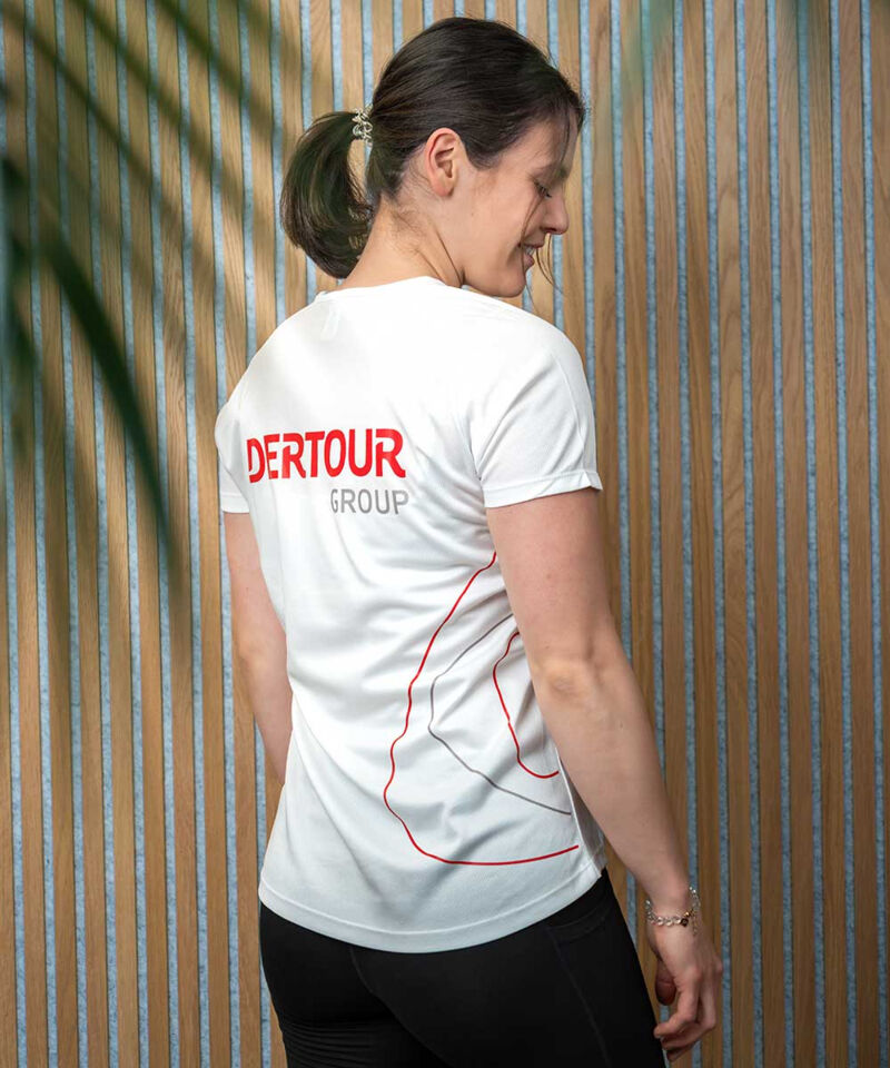 Sportshirt White Edition TTT-Shape + Circles (Damen)  Miniaturansicht